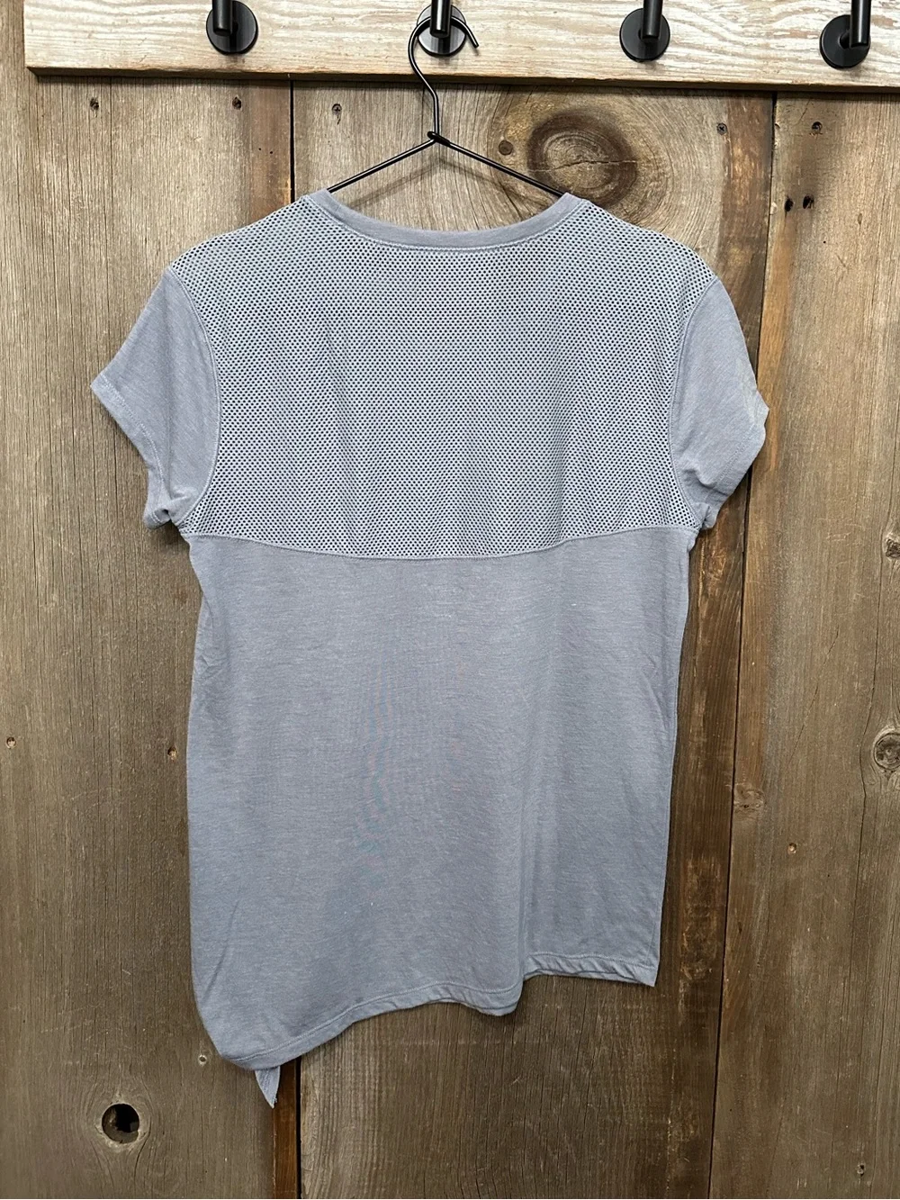 Old Navy Active Short Sleeve Mesh Back Side Tie T-Shirt Gray Size XXL 16 Girls